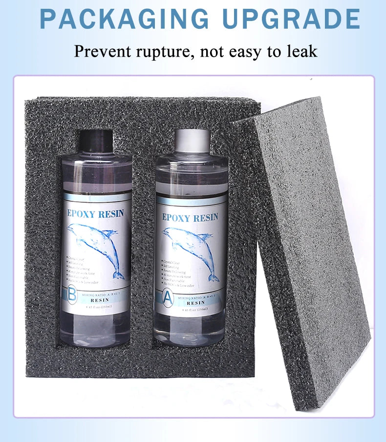 1:1 Clear Epoxy Resin Crystal Clear Art Resin Epoxy 2 Part Epoxy Casting Resin Kit with Measuring Cups, Stick, Silicone Gloves