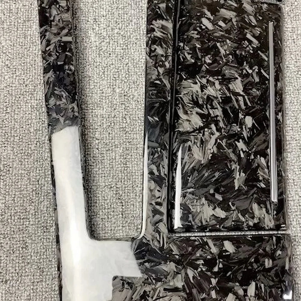 10/15/20/25mm Flake Carbon Fiber Forging Chopped Carbon Fiber Bundle Marble Texture Automotive Interior Parts Surface Mod 500g