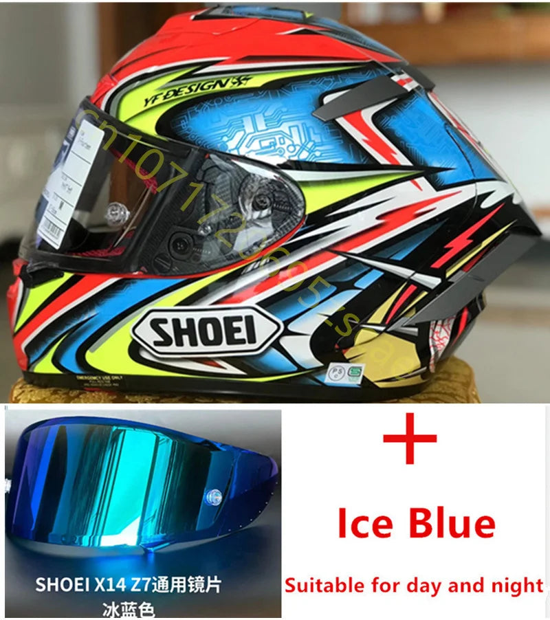 Motorcycle Full Face Helmet SHOEI X14 X-Spirit III Red Kato DAIJIRO TC-1 X-Fourteen Sports Bike Racing Helmet Motorcycle Helmet