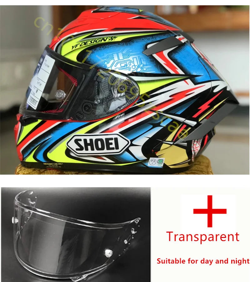 Motorcycle Full Face Helmet SHOEI X14 X-Spirit III Red Kato DAIJIRO TC-1 X-Fourteen Sports Bike Racing Helmet Motorcycle Helmet