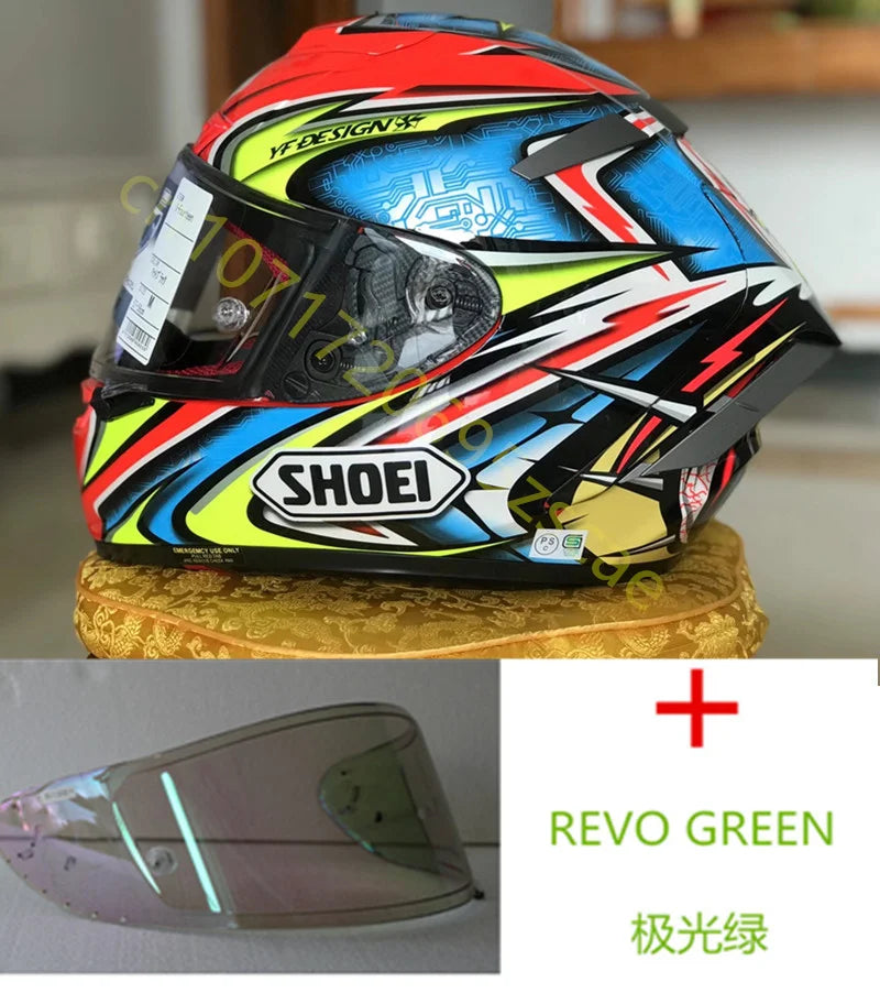 Motorcycle Full Face Helmet SHOEI X14 X-Spirit III Red Kato DAIJIRO TC-1 X-Fourteen Sports Bike Racing Helmet Motorcycle Helmet