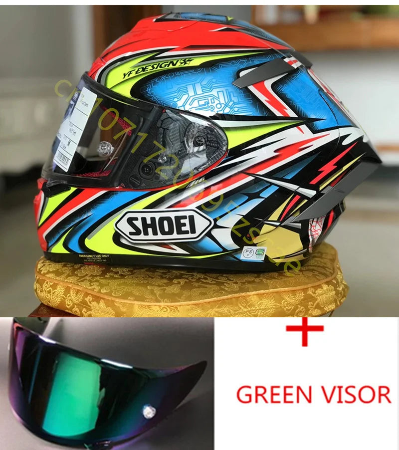 Motorcycle Full Face Helmet SHOEI X14 X-Spirit III Red Kato DAIJIRO TC-1 X-Fourteen Sports Bike Racing Helmet Motorcycle Helmet