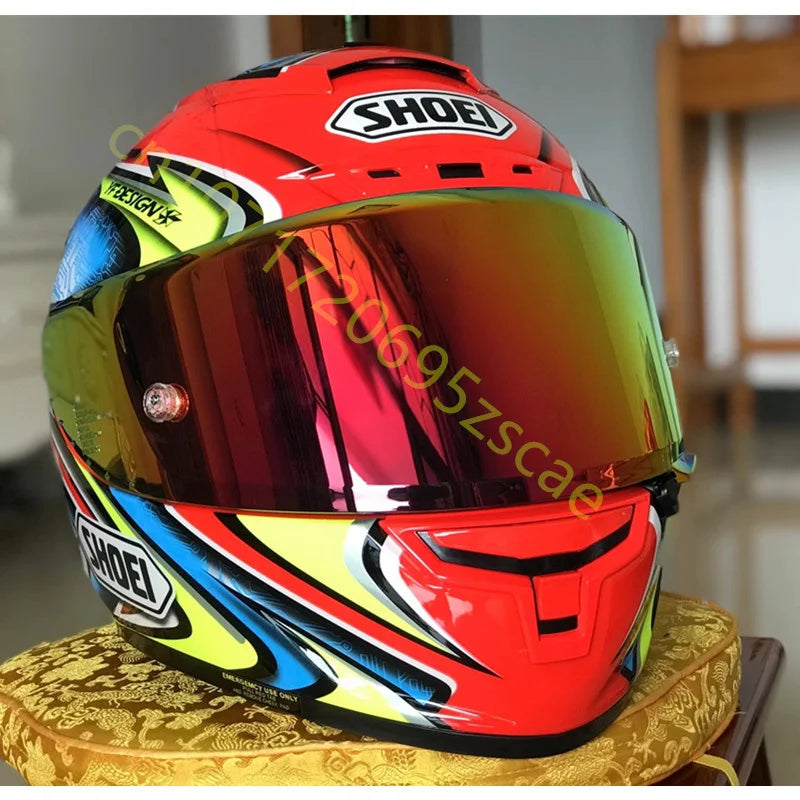 Motorcycle Full Face Helmet SHOEI X14 X-Spirit III Red Kato DAIJIRO TC-1 X-Fourteen Sports Bike Racing Helmet Motorcycle Helmet
