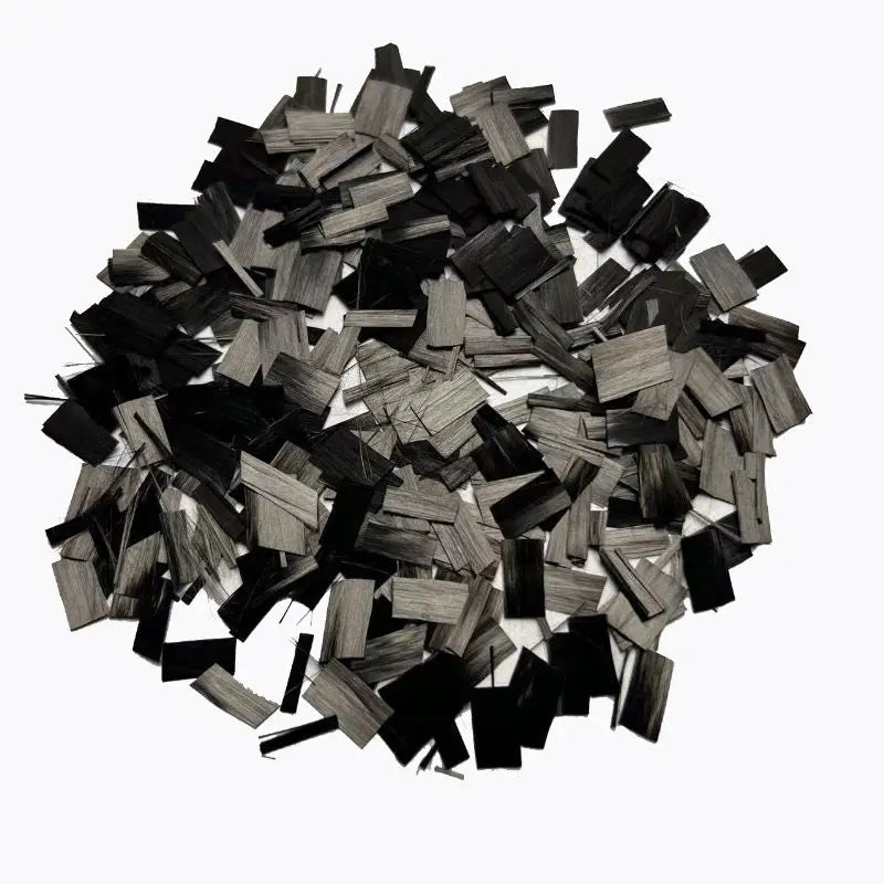 10/15/20/25mm Flake Carbon Fiber Forging Chopped Carbon Fiber Bundle Marble Texture Automotive Interior Parts Surface Mod 500g