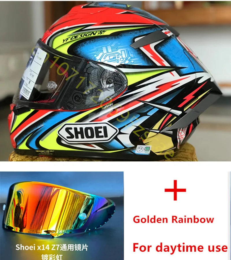 Motorcycle Full Face Helmet SHOEI X14 X-Spirit III Red Kato DAIJIRO TC-1 X-Fourteen Sports Bike Racing Helmet Motorcycle Helmet