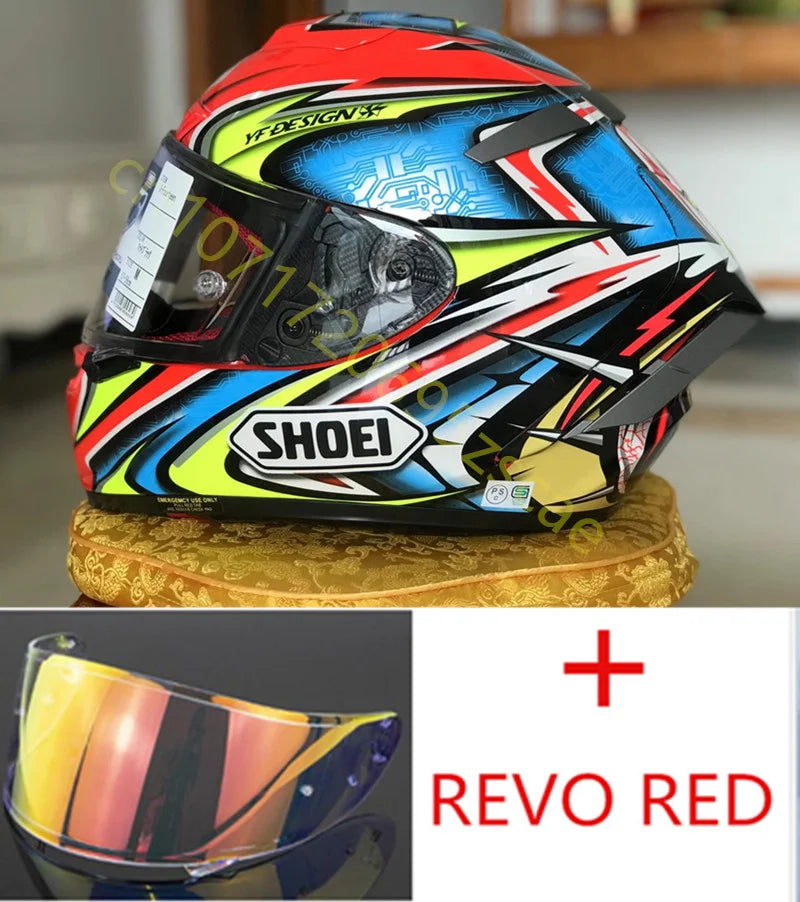 Motorcycle Full Face Helmet SHOEI X14 X-Spirit III Red Kato DAIJIRO TC-1 X-Fourteen Sports Bike Racing Helmet Motorcycle Helmet