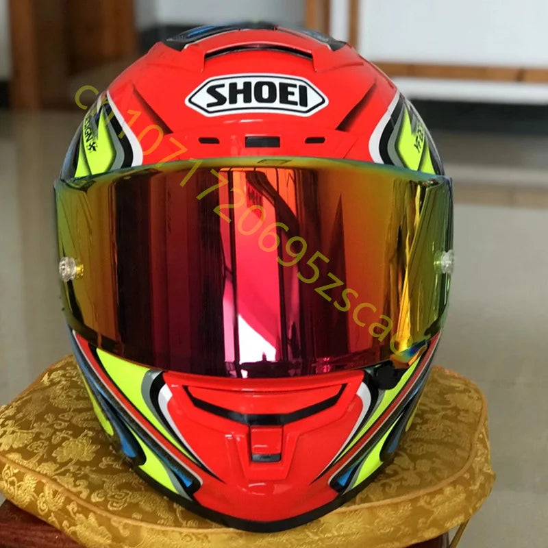 Motorcycle Full Face Helmet SHOEI X14 X-Spirit III Red Kato DAIJIRO TC-1 X-Fourteen Sports Bike Racing Helmet Motorcycle Helmet