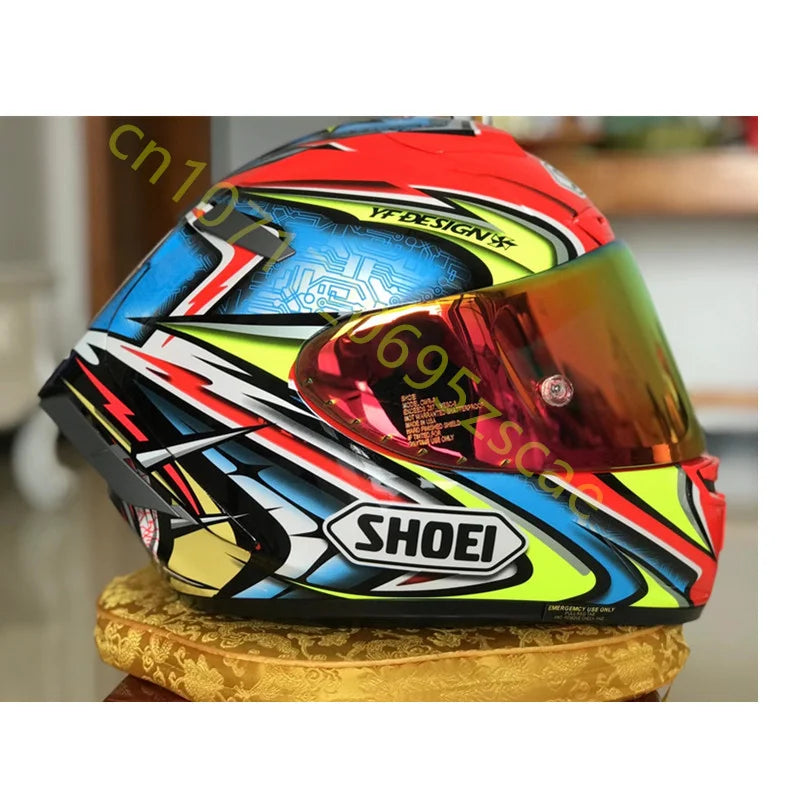 Motorcycle Full Face Helmet SHOEI X14 X-Spirit III Red Kato DAIJIRO TC-1 X-Fourteen Sports Bike Racing Helmet Motorcycle Helmet