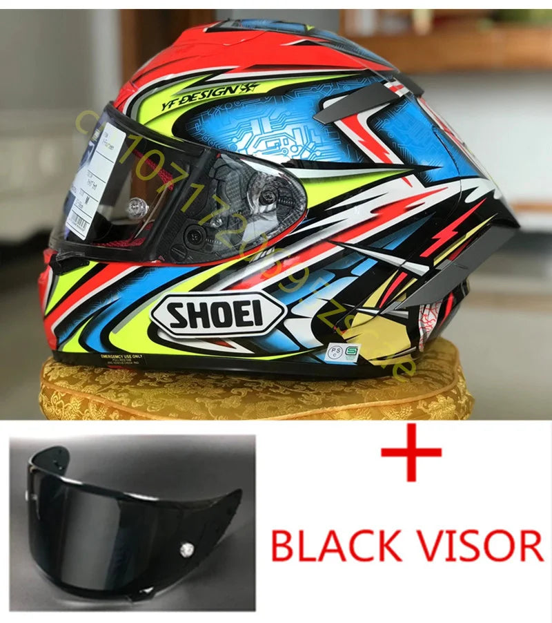 Motorcycle Full Face Helmet SHOEI X14 X-Spirit III Red Kato DAIJIRO TC-1 X-Fourteen Sports Bike Racing Helmet Motorcycle Helmet