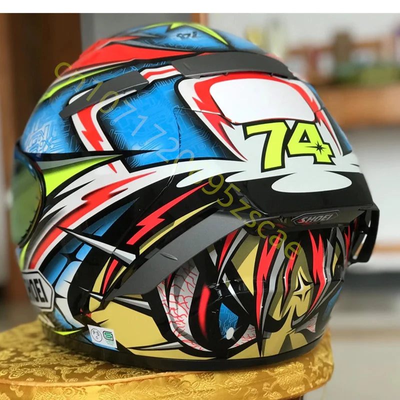 Motorcycle Full Face Helmet SHOEI X14 X-Spirit III Red Kato DAIJIRO TC-1 X-Fourteen Sports Bike Racing Helmet Motorcycle Helmet