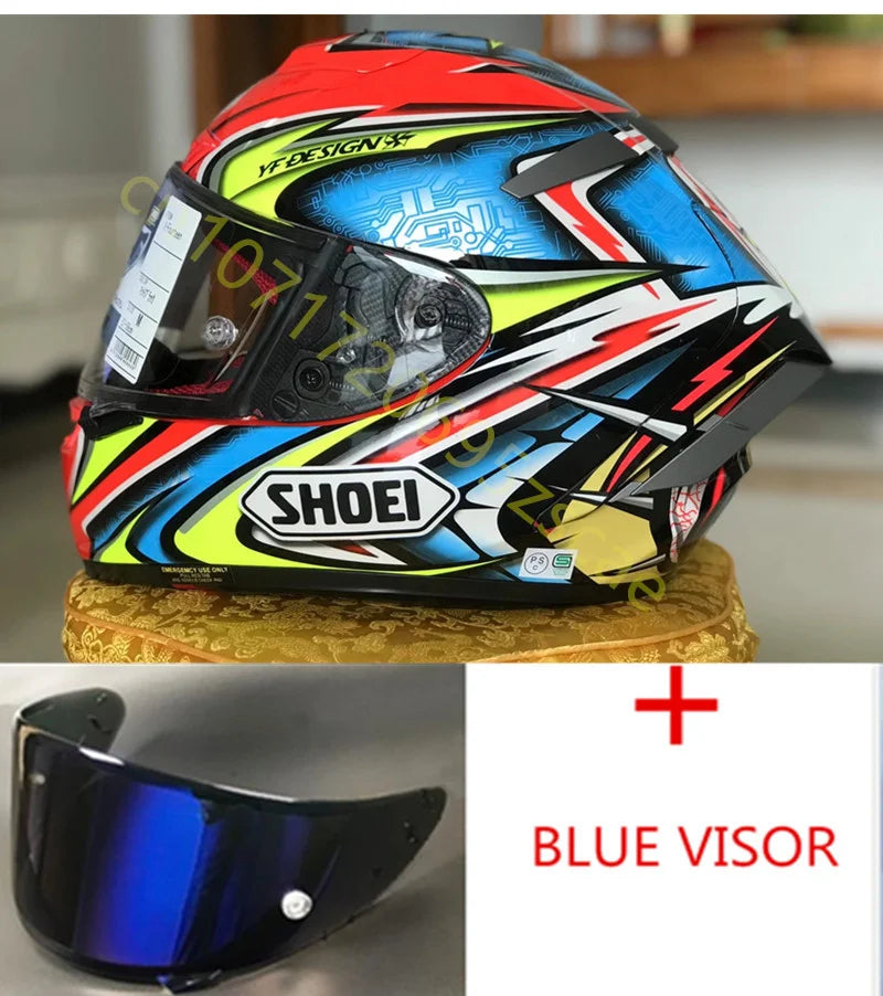 Motorcycle Full Face Helmet SHOEI X14 X-Spirit III Red Kato DAIJIRO TC-1 X-Fourteen Sports Bike Racing Helmet Motorcycle Helmet