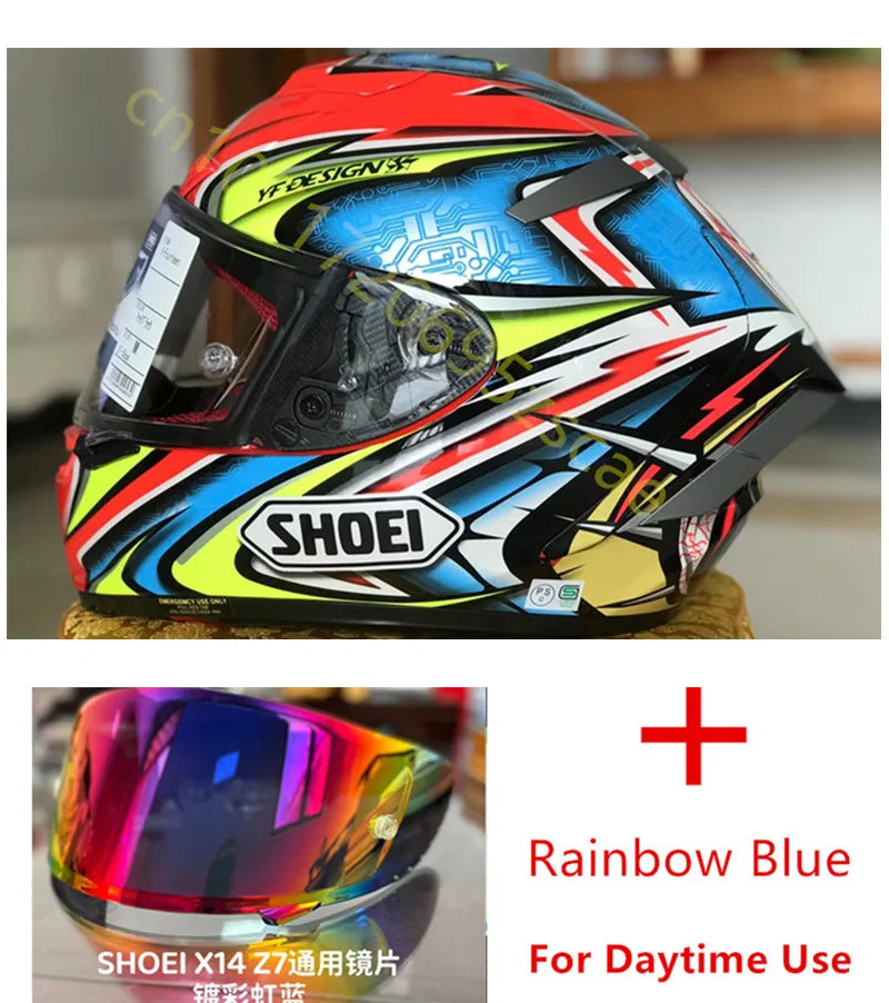 Motorcycle Full Face Helmet SHOEI X14 X-Spirit III Red Kato DAIJIRO TC-1 X-Fourteen Sports Bike Racing Helmet Motorcycle Helmet