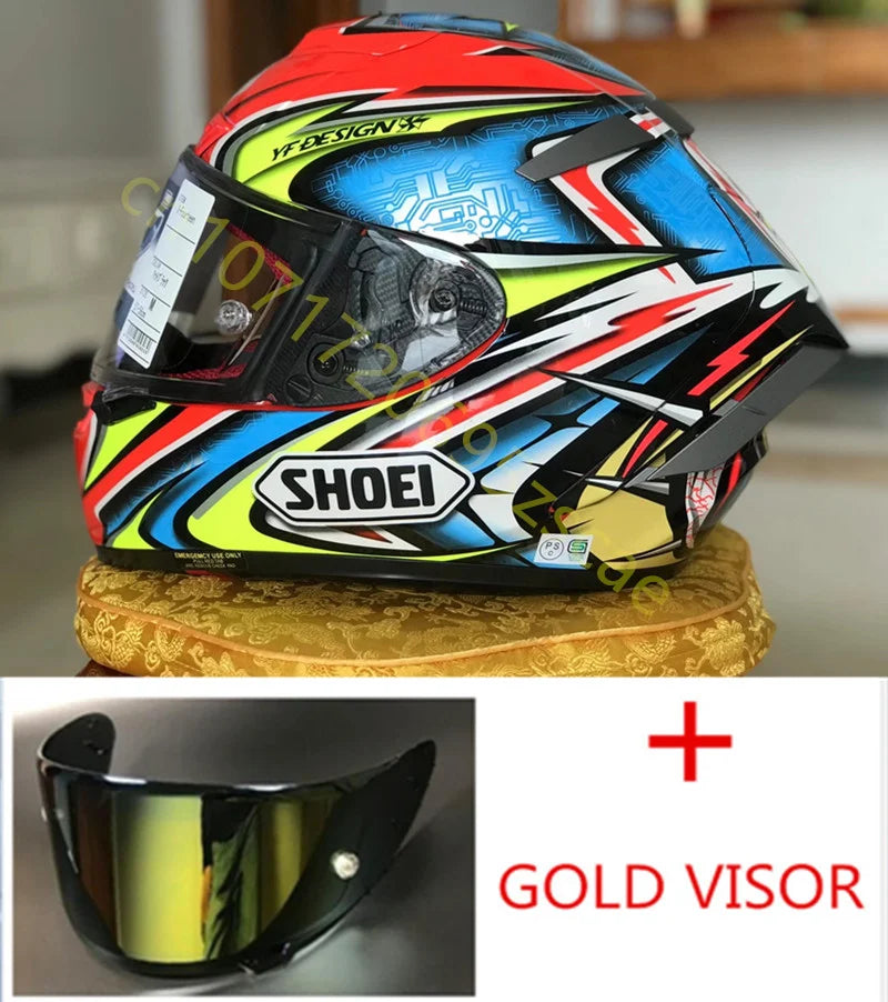Motorcycle Full Face Helmet SHOEI X14 X-Spirit III Red Kato DAIJIRO TC-1 X-Fourteen Sports Bike Racing Helmet Motorcycle Helmet