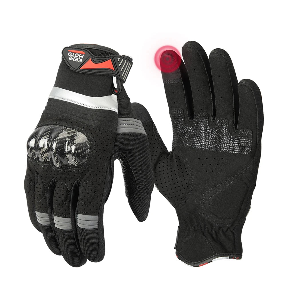 Summer Breathable Racing Gloves