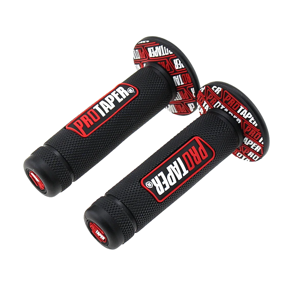 Ergonomic Gel Hand Grips for Motorcycle Handlebars - Pro Taper Cone Grip for 7/8" (22mm) Motocross, Dirt, and Pit Bikes!