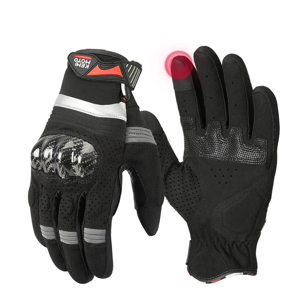 Summer Breathable Racing Gloves