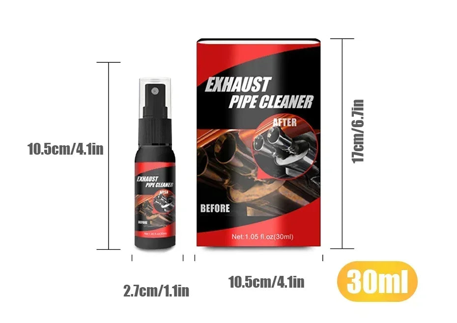 Car and Motorcycle Exhaust Pipe Cleaner Kit Metal Multi-Purpose Pipe Derusting Spray Rust Remover Car Motorcycle Maintenance