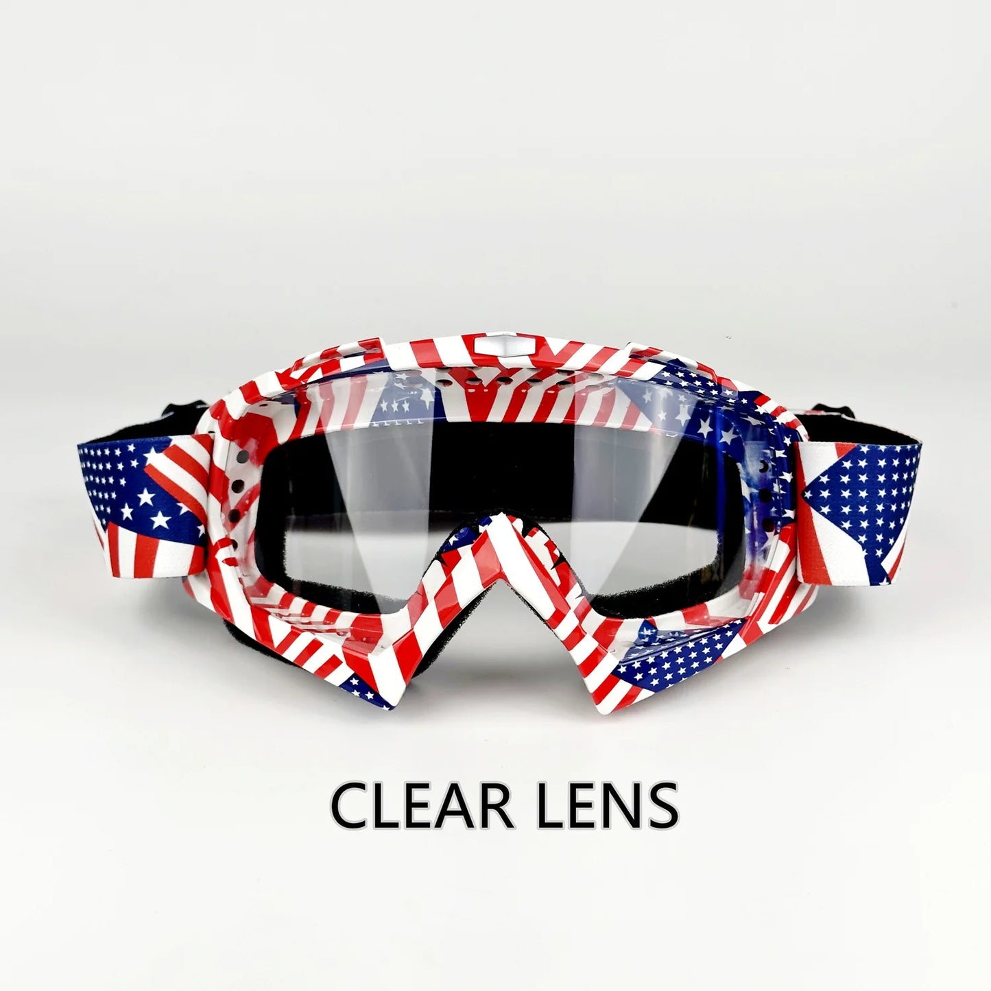 Vibrant Motocross Goggles for Ultimate Riding Experience - Perfect for Skiing, ATV, Downhill, and Mountain Biking Adventures!