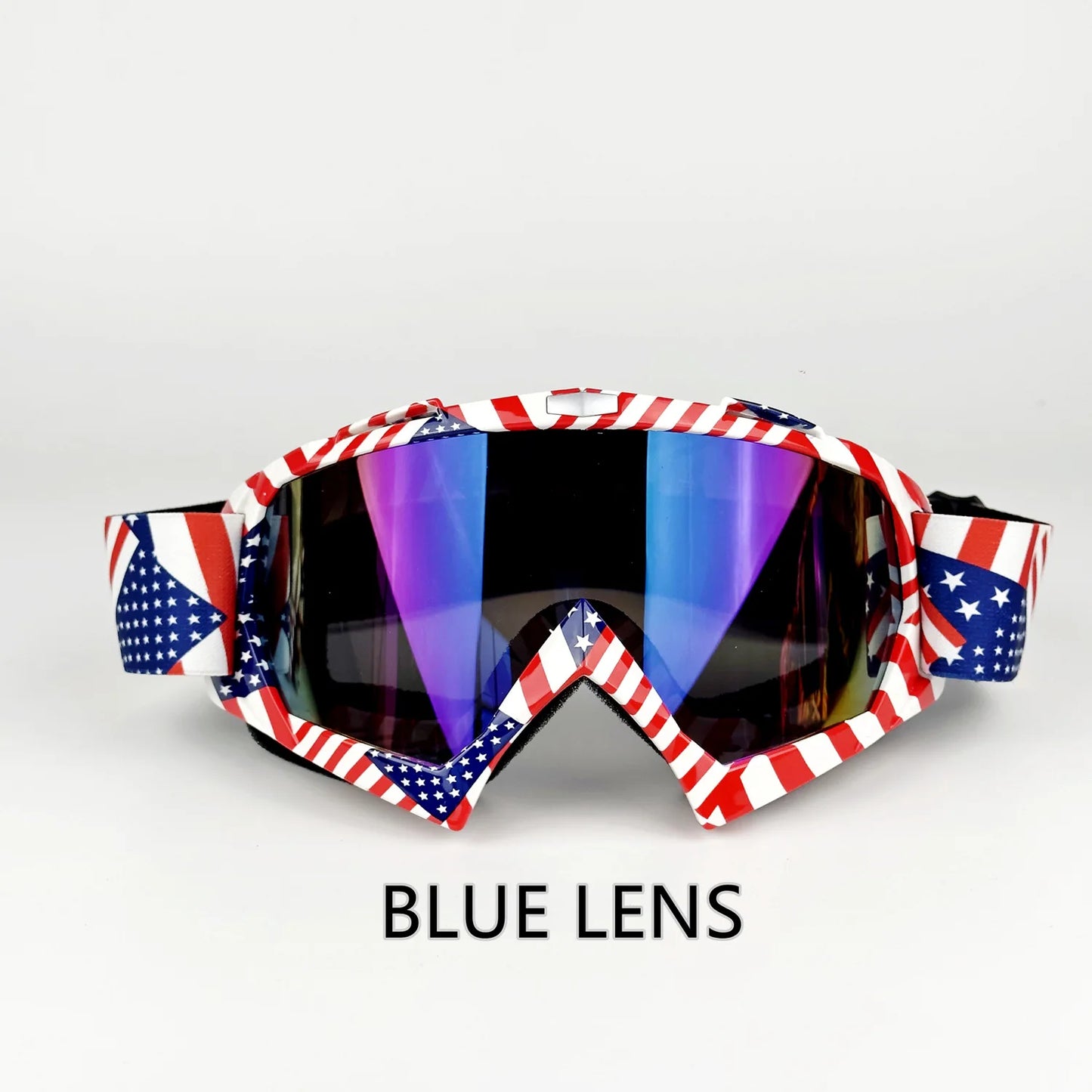 Vibrant Motocross Goggles for Ultimate Riding Experience - Perfect for Skiing, ATV, Downhill, and Mountain Biking Adventures!