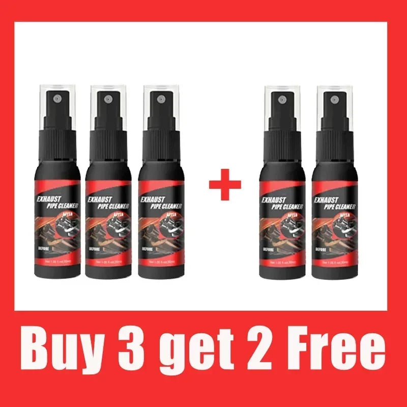 Car and Motorcycle Exhaust Pipe Cleaner Kit Metal Multi-Purpose Pipe Derusting Spray Rust Remover Car Motorcycle Maintenance