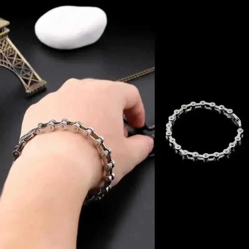 Biker Bicycle Motorcycle Chain Bracelet