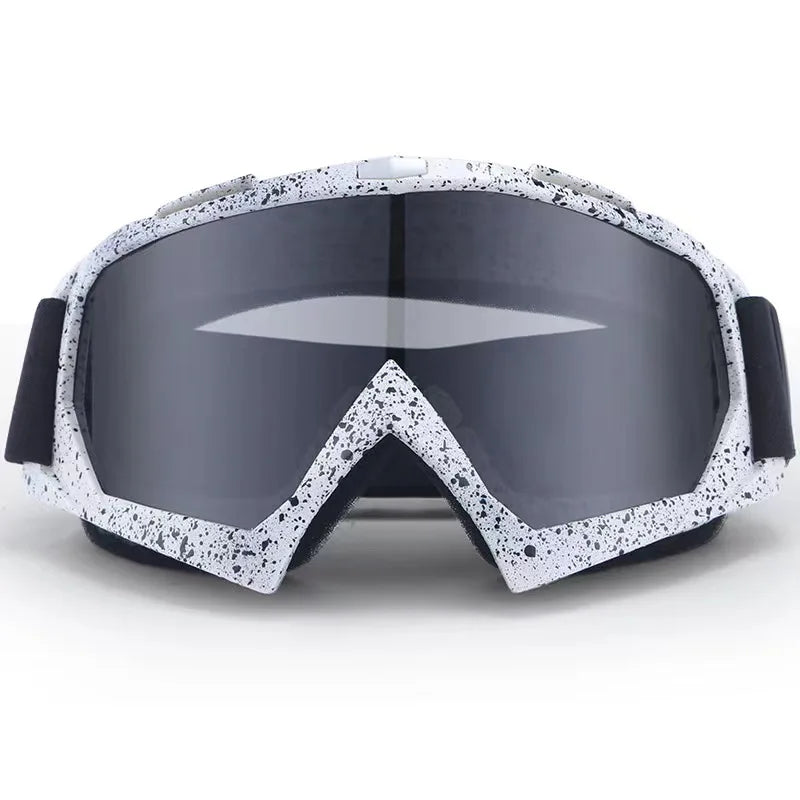 Stylish motorcycle goggles for motocross, MX, dirt biking, and outdoor sports – Perfect helmet goggles for ATV, skiing, and cycling!