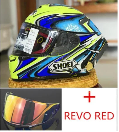Motorcycle Full-face Helmet SHOEI X-14 Helmet X-SPIRIT III X-Fourteen Sports bicycle racing helmet Yellow Kato Daijiro TC-3