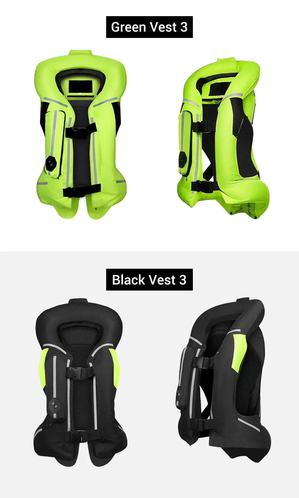 CE Certified Motorcycle Airbag Vest Jacket Motocross Protective Airbag Racing Jacket Safety Vest Jaqueta Reflective Chaqueta