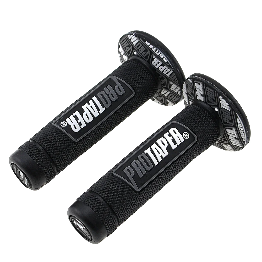 Ergonomic Gel Hand Grips for Motorcycle Handlebars - Pro Taper Cone Grip for 7/8" (22mm) Motocross, Dirt, and Pit Bikes!