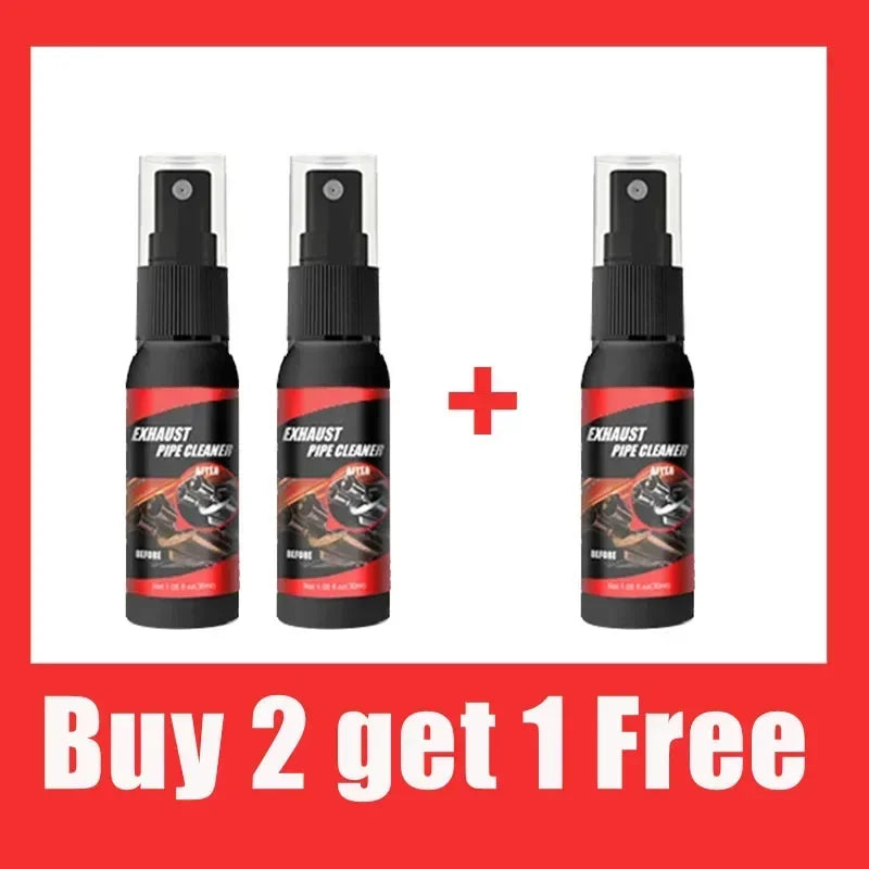 Car and Motorcycle Exhaust Pipe Cleaner Kit Metal Multi-Purpose Pipe Derusting Spray Rust Remover Car Motorcycle Maintenance