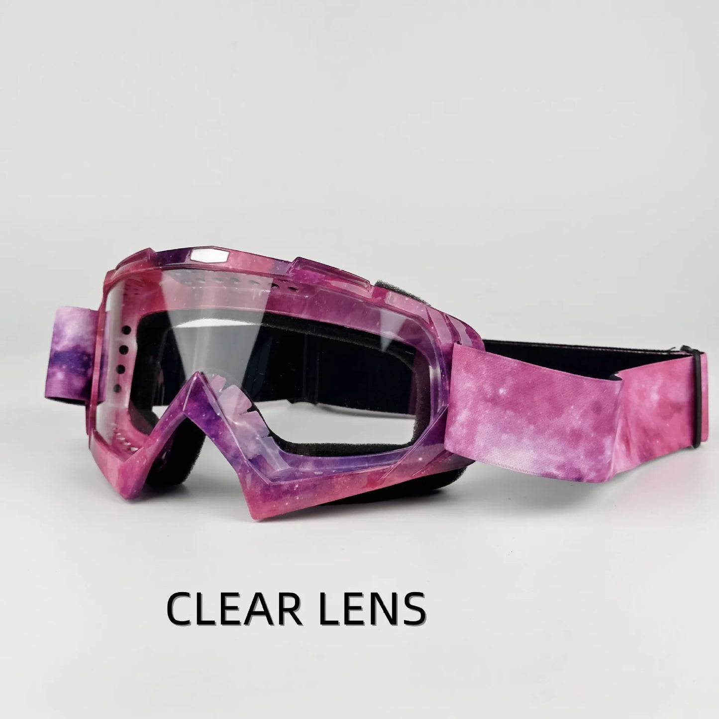 Vibrant Motocross Goggles for Ultimate Riding Experience - Perfect for Skiing, ATV, Downhill, and Mountain Biking Adventures!