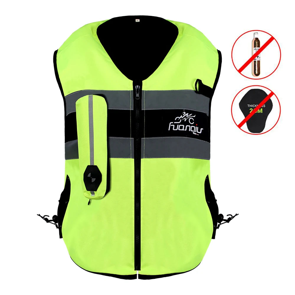 CE Certified Motorcycle Airbag Vest Jacket Motocross Protective Airbag Racing Jacket Safety Vest Jaqueta Reflective Chaqueta