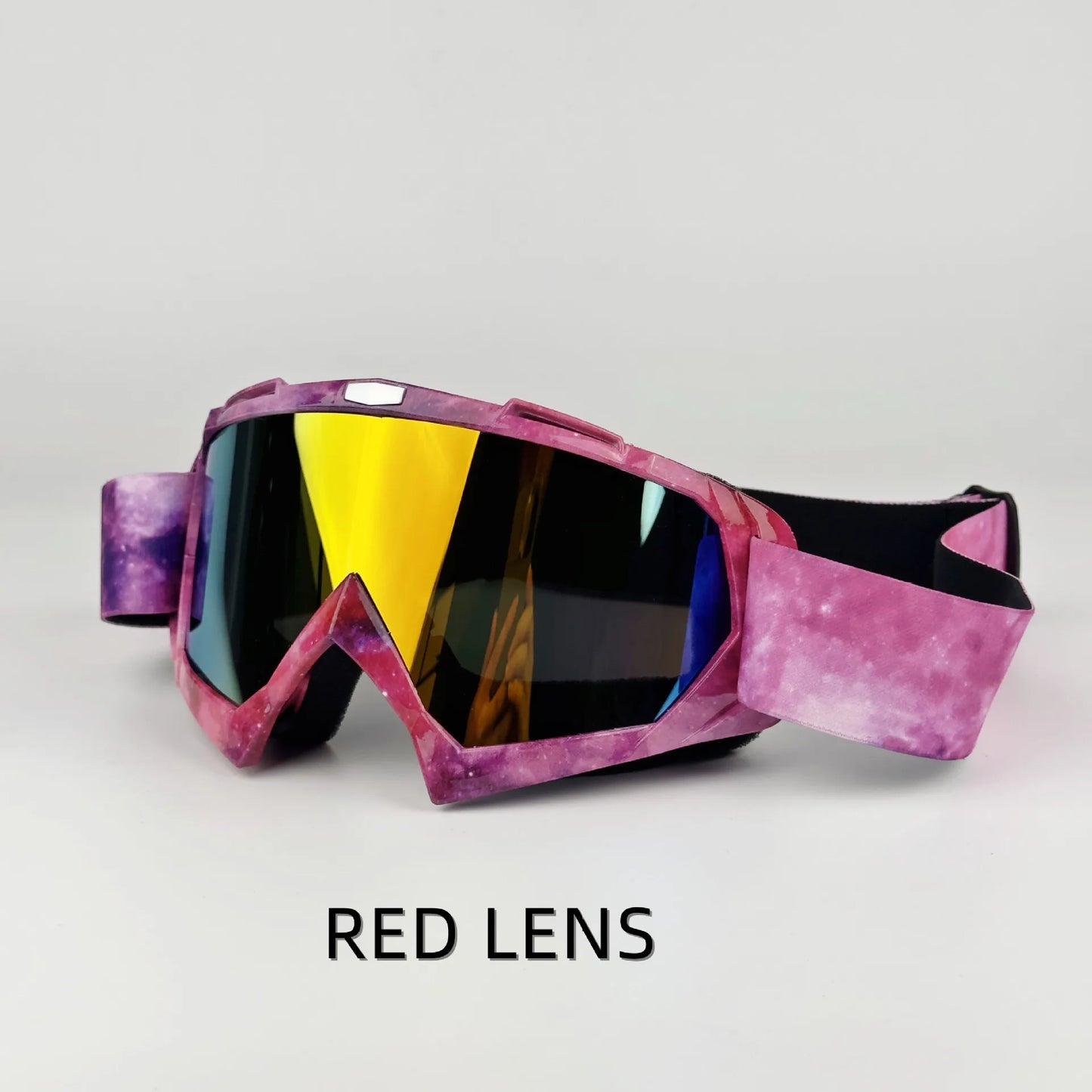 Vibrant Motocross Goggles for Ultimate Riding Experience - Perfect for Skiing, ATV, Downhill, and Mountain Biking Adventures!