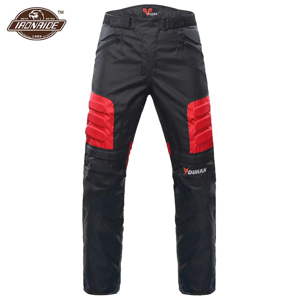 DUHAN Motorcycle Jacket and Pants: Windproof Set for Men with Durable Armor for Maximum Comfort and Protection in Winter