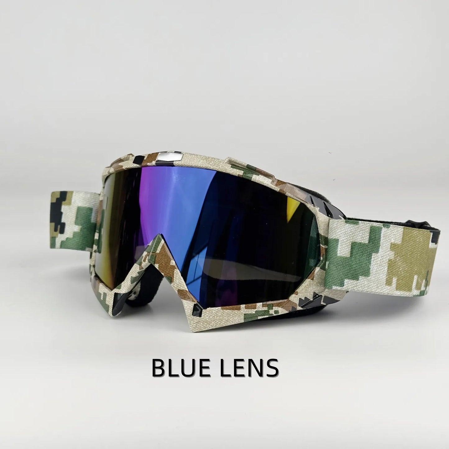 Vibrant Motocross Goggles for Ultimate Riding Experience - Perfect for Skiing, ATV, Downhill, and Mountain Biking Adventures!