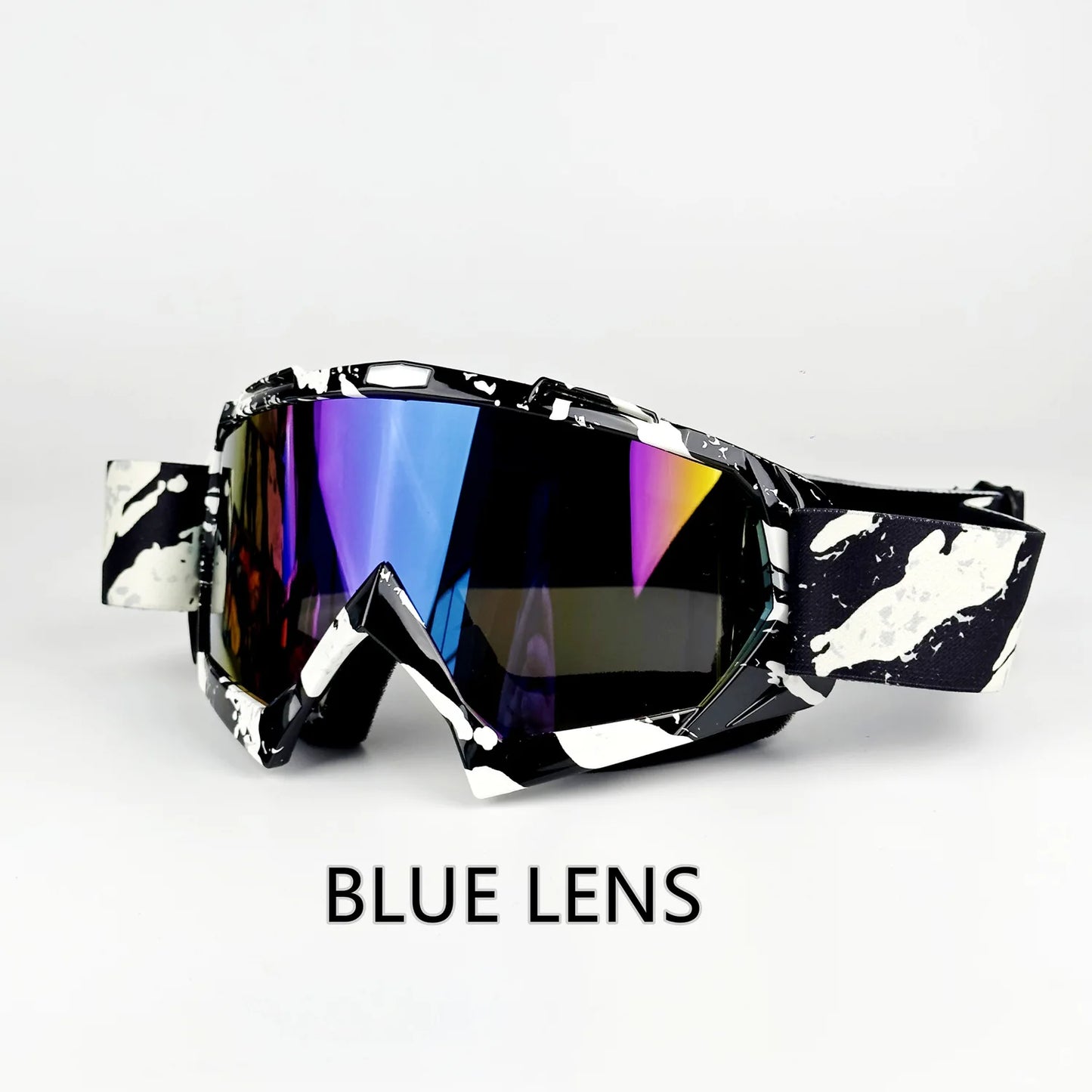 Vibrant Motocross Goggles for Ultimate Riding Experience - Perfect for Skiing, ATV, Downhill, and Mountain Biking Adventures!