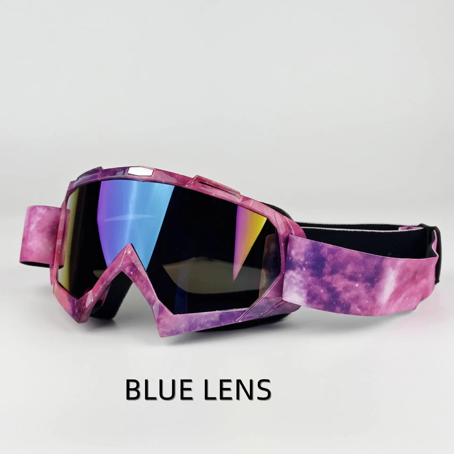 Vibrant Motocross Goggles for Ultimate Riding Experience - Perfect for Skiing, ATV, Downhill, and Mountain Biking Adventures!